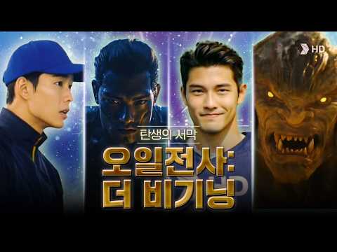 AI 모델 광고 사례: HD현대오일뱅크 오일전사 탄생의 서막 장면