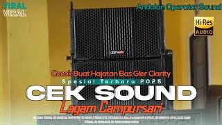 Download lagu Cek Sound Langgam Campursari | Bass GLEER! Dijamin Menggelegar! mp3