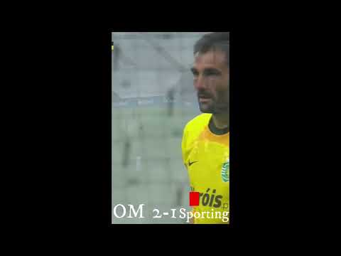 Bref résumé de OM-Sporting en ligue des champions J3 GD #shorts