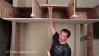 How To Install Weight-Bearing Ceiling Support - Reinforcing Sheetrock to Support a Range Hood