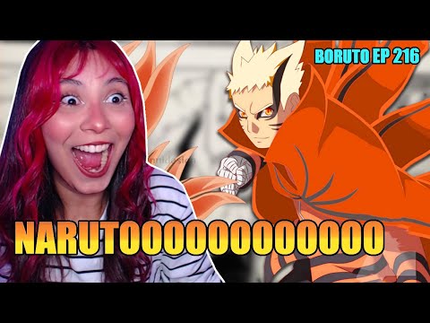 NIXIE REACT | NARUTO VAI MORRER??? | MODO BARION EP 216 DE BORUTO