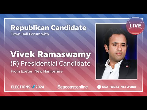 Watch live Vivek Ramaswamy answers voters’ questions in New Hampshire town hall