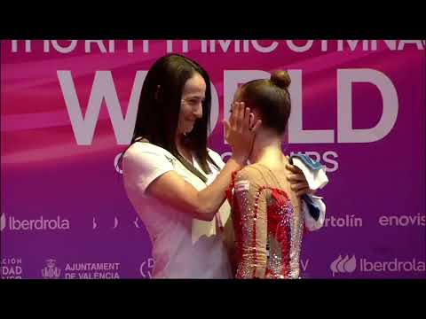 ATAMANOV Daria (ISR) Ribbon Finals // WCH VALENCIA 2023