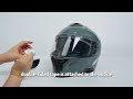 SEFIS Eye light with LED programmable display for motorcycle helmets and cycling