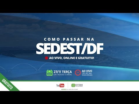 Concurso Sedest: Saiu Edital, Como passar!