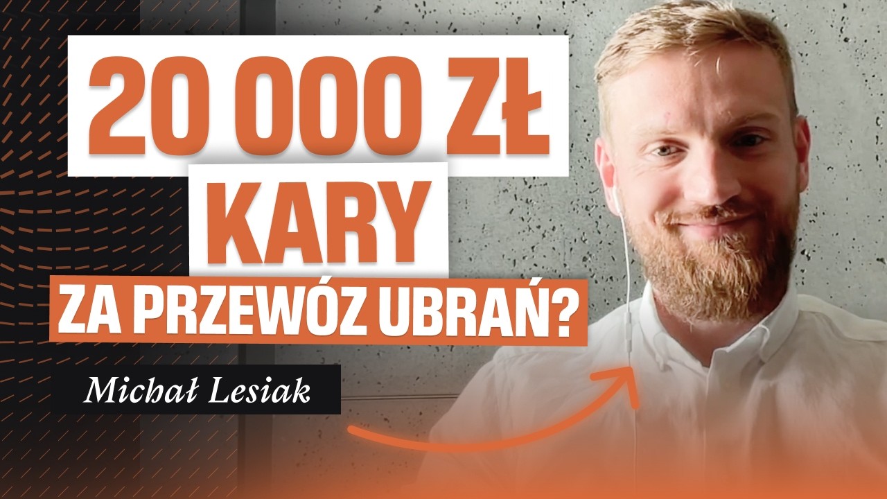 System SENT na odzież: absurdalne prawo i 95 dni walki przedsiębiorców | Michał Lesiak