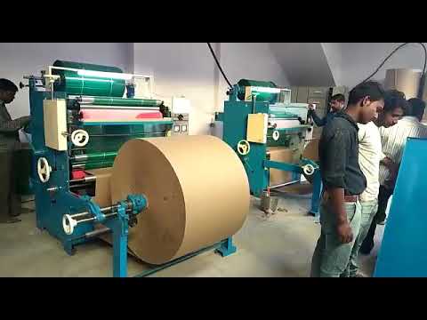 Automatic paper plate lamimation machine