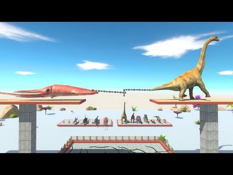 Tug of War Aquatic vs Herbivore - Animal Revolt Battle Simulator