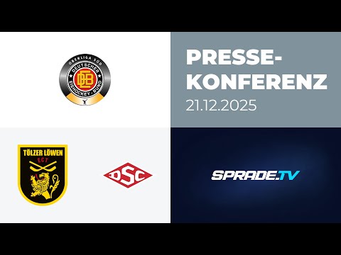 21.12.2025 - Pressekonferenz - Tölzer Löwen vs. Deggendorfer SC