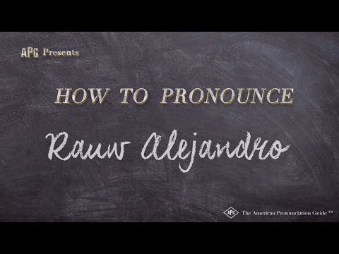 How to Pronounce Rauw Alejandro (Real Life Examples!)