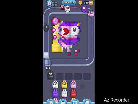 Pixel Flow Level 124 Walkthrough