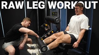 Leg Workout with my Brother | How we train Quads, Hamstrings and Calves