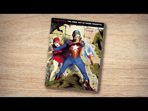 Telling Stories: The Classic Comic Art of Frank Frazetta (book flip)