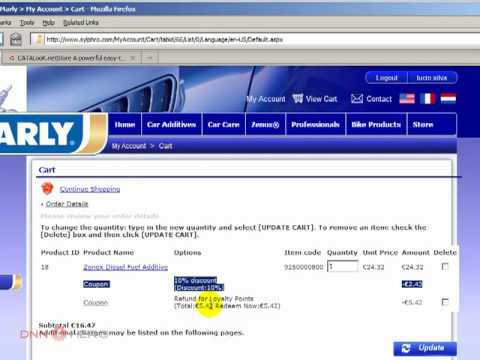 DotNetNuke Tutorial, setup loyalty points in Catalook 2/2 - Video #44