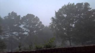 preview picture of video 'Quick and Strong Thunderstorm in Whitehouse, TX. July 21, 2012'