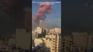 POV: Your time machine breaks in Beirut, Lebanon — August 2020