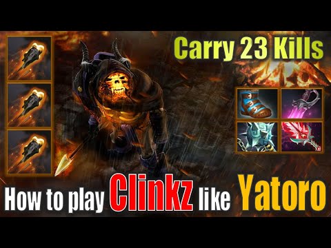 UNSTOPPABLE! Yatoro's Clinkz Carry Mows Down 23 Enemies Kills - UHD 4K