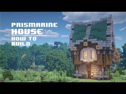 Minecraft | How to Build Dark Prismarine House