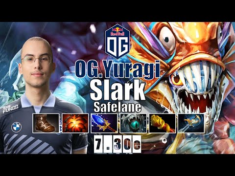 Slark Safelane | OG.Yuragi | AGHANIM SCEPTER SLARK IS TOO BROKEN | 7.30e Gameplay Highlights