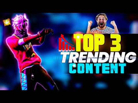 Top 3 Growing Content With Explain 🔥 Freefire Trending Content । Freefire Content Ideas