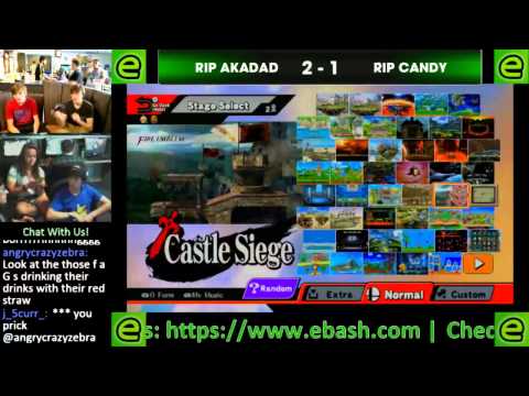 9/7 eBash Terre Haute Smash Sunday SSB4 Finals (RIP_AKADAD vs. RIP_Candy)