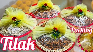 Dry fruit packing for Tilak / wedding / godbharai 