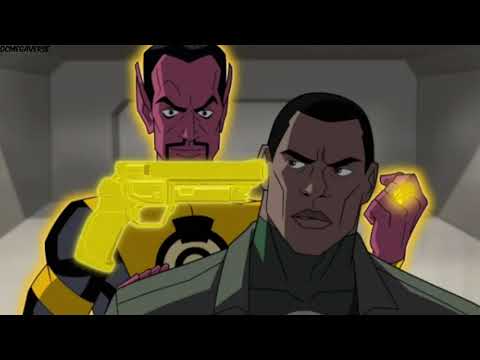 Green Lantern's Team vs Sinestro's Team - (Green Lantern : Beware My Power)