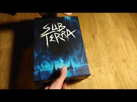 Sub Terra board game preview - Survival Horror co-operative solo and multiplayer game * Amass Games