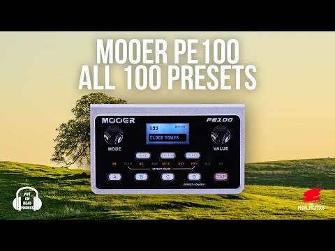 Гитарный процессор эффектов MOOER PE100 - фото 1 - id-p2529997959