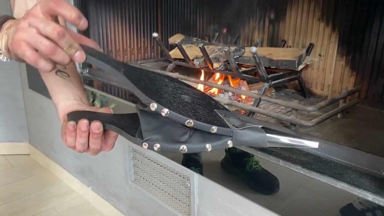 Scopette In Saggina Per Camino Paluplus - 36cm Con Manico Legno, Set Da 2 - Foto 6