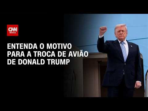 Por que Trump trocou de avião? CNN investiga possível ameaça iraniana; entenda