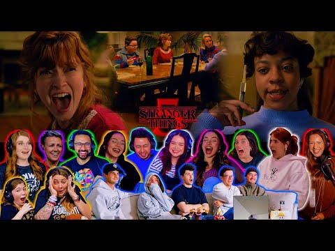 Fans React To ERICA DRUG DEREK & HIS FAMILY WITH PIE | Stranger Things S5 Ep 3 Reaction Compilation