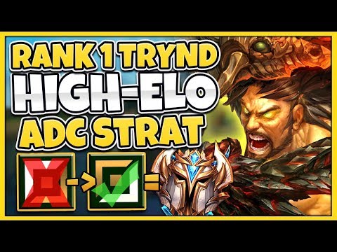 #1 TRYNDAMERE WORLD GOES TRYND ADC FOR THE FIRST TIME (IN HIGH-ELO) - League of Legends