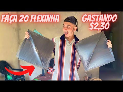 FAÇA 20 FLEXINHAS GASTANDO 2,30$ MUITO FÁCIL/-como fazer pipa fácil!!!