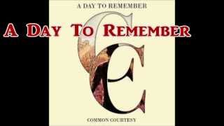 A Day To Remember - I Surrender - Lyrics