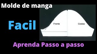 Como fazer o molde da manga de uma camiseta. Manga perfeita