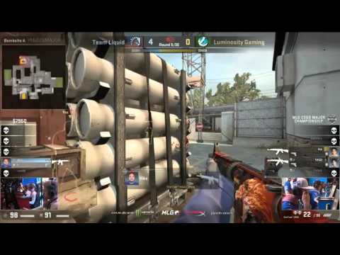 CS:GO - Hiko Insane 1 vs 4 Clutch vs LG @ MLG Major Columbus 2016