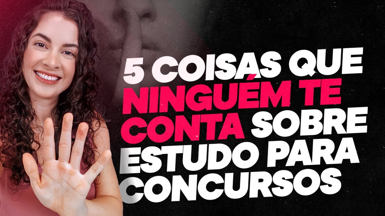 O QUE NÃO TE CONTAM SOBRE O ESTUDO PARA CONCURSOS | Laura Amorim