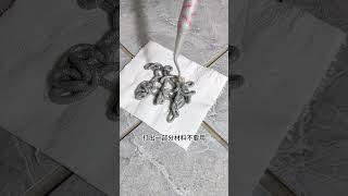 Silver Kastar Epoxy Tile Grout with silver tile effect display