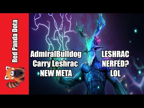 Dota 2 - AdmiralBulldog Carry Leshrac New Meta Most OP Carry in Patch Full Match