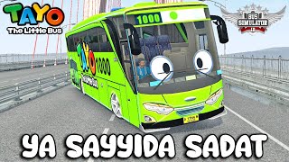 Download lagu Sholawat Ya Sayyida Sadat Versi Bus Rogi | BUSSID Gameplay mp3