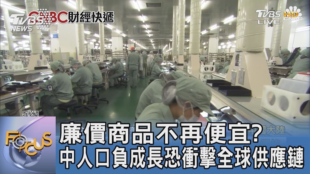廉價商品不再便宜? 中人口負成長恐衝擊全球供應鏈