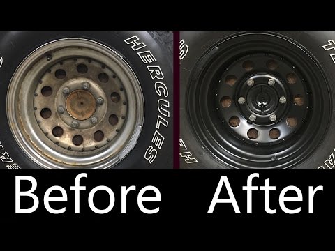 I Painted My Rusty Rims and They Look Amazing! DIY