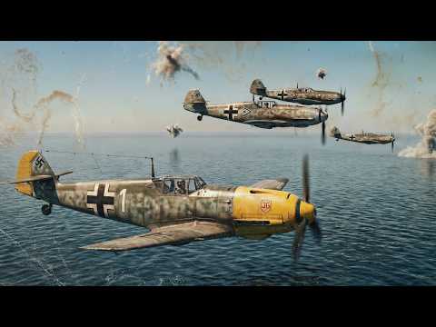 WWII Dogfight Tactics, Kill Or Be Killed: P-51 & Spitfire vs. Luftwaffe (Restored & Colorized)