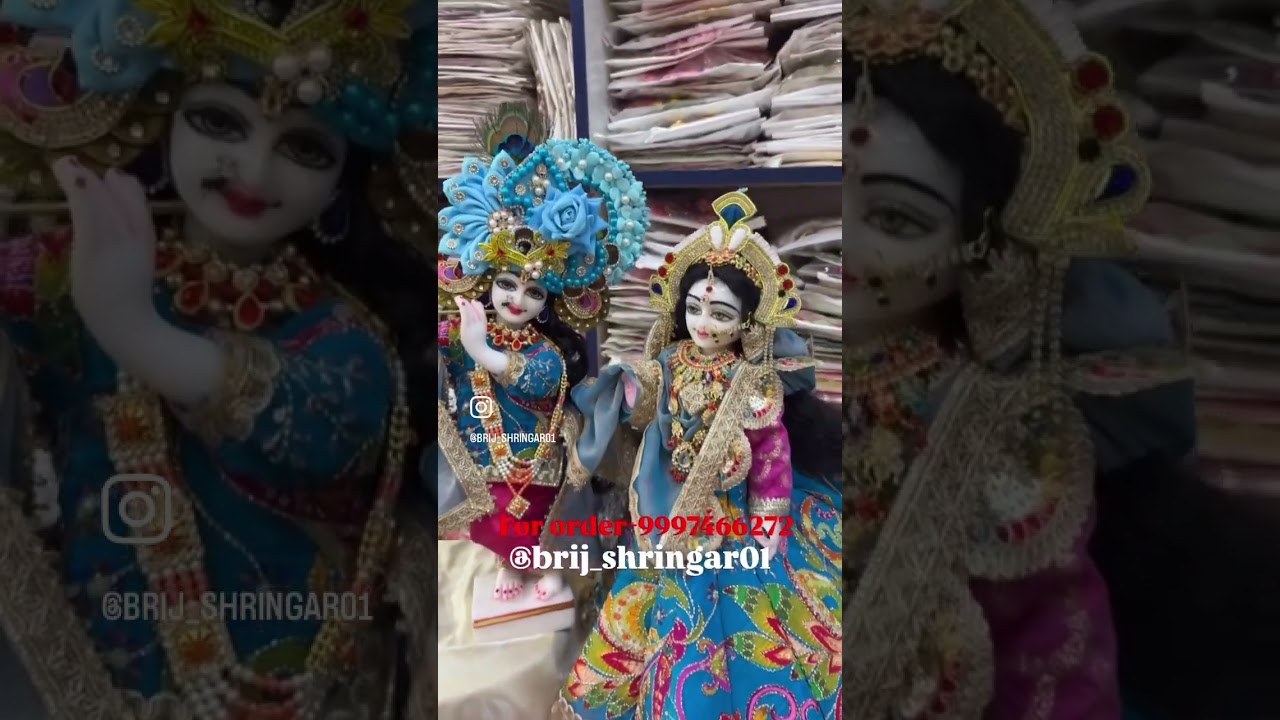 Divine Poshak Collection For Radha Krishna