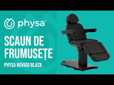 video - Scaun de frumusețe - 3 motoare - 300 W - 192 x 60 x 70 - 90,5 cm - 150 kg - negru