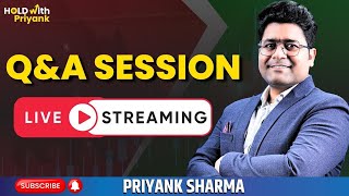NIFTY, BANKNIFTY Live! WANT ANSWERS to Your Burning Questions? Priyank Sharma