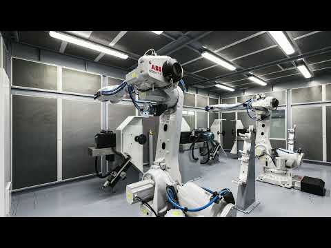 INTEC ROBOTICS MACHINE FOR SURFACE FINISHING TIMELAPSE