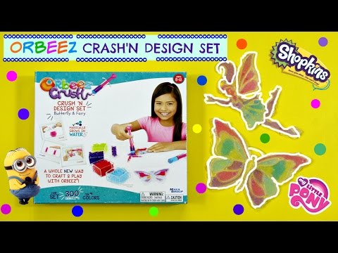 ORBEEZ CRUSH New Crush N Design Set * ORBEEZ Toys* Bolitas de Gel* More Surprises *