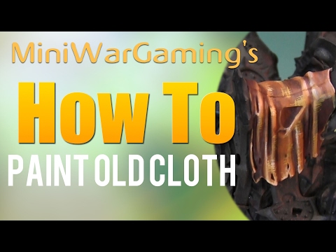 How To: Paint Old Cloth